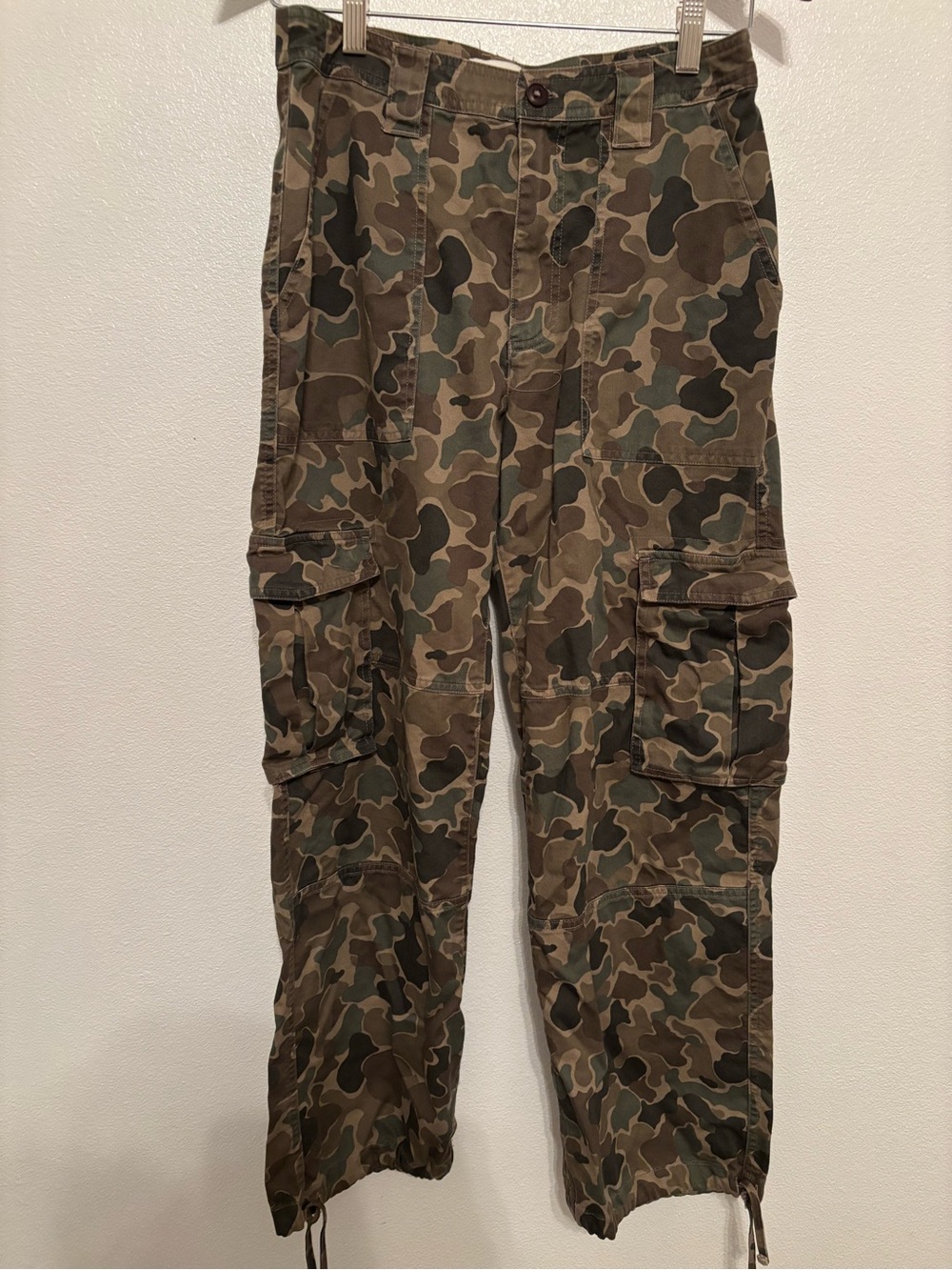 Abercrombie & Fitch Camo Utility Pants in Green and Brown S